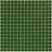 La Mosaic Factory Amsterdam carreau mosaïque - 32,2x32,2cm - carrelage mural et de sol - Carré - Verre Vert Foncé Mat SW62104