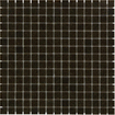 La Mosaic Factory Amsterdam carreau mosaïque - 32,2x32,2cm - carrelage mural et de sol - Carré - Verre Marron Foncé Mat SW62113