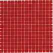 La Mosaic Factory Amsterdam carreau mosaïque - 32,2x32,2cm - carrelage mural et de sol - Carré - Verre Rouge Fraise Mat SW62118