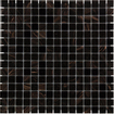 La Mosaic Factory Amsterdam carreau mosaïque - 32,2x32,2cm - carrelage mural et de sol - Carré - Verre Noir / Or mix Mat SW62129