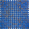La Mosaic Factory Amsterdam carreau mosaïque - 32,2x32,2cm - carrelage mural et de sol - Carré - Verre bleu brillant SW62142