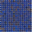 The Mosaic Factory Amsterdam mozaïektegel - 32.2x32.2cm - wand en vloertegel - Vierkant - Glas Medium Blue glans SW62147