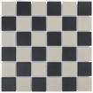 The Mosaic Factory London mozaïektegel - 30.9x30.9cm - wand en vloertegel - Vierkant - Porselein Chessboard Mat SW62225