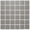 The Mosaic Factory London mozaïektegel - 30.9x30.9cm - wand en vloertegel - Vierkant - Porselein Dark Grey Mat SW62228
