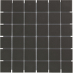 La Mosaic Factory London carreau mosaïque - 30,9x30,9cm - carrelage mural et de sol - Carré - Porcelaine Noir Mat SW62229