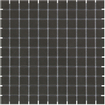 La Mosaic Factory London carreau mosaïque - 30x30cm - carrelage mural et de sol - Carré - Porcelaine Noir Mat SW104832