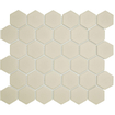 La Mosaic Factory London carreau mosaïque - 28,2x32,1cm - carrelage mural et de sol - Hexagone/Hexagone - Porcelaine Blanc Mat SW242523