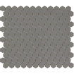 La Mosaic Factory London carreau mosaïque - 26x30cm - carrelage mural et de sol - Hexagone/Hexagone - Porcelaine Gris Foncé Mat SW62254
