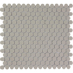 La Mosaic Factory London carreau mosaïque - 31,5x29,4cm - carrelage mural et de sol - Rond - Porcelaine Gris Mat SW62259