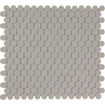 The Mosaic Factory London carrelage mosaïque 31.5x29.4cm pour sol intérieur et extérieur rond céramique gris SW62259