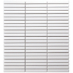 La Mosaic Factory Sevilla carreau mosaïque - 28,2x30,8cm - carrelage mural et de sol - Rectangulaire - Porcelaine Blanc Mat SW523996