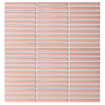 La Mosaic Factory Sevilla carreau mosaïque - 28,2x30,8cm - carrelage mural - Rectangulaire - Porcelaine Rose Brillant SW716250