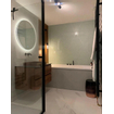 La Mosaic Factory Barcelona carreau mosaïque - 28,2x32,1cm - carrelage mural - Hexagone - Porcelaine Vert Clair Brillant SW104825