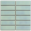 The Mosaic Factory Barcelona mozaïektegel - 29.1x29.7cm - wandtegel - Rechthoek - Porselein Turquoise Glans SW955686