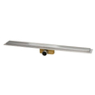 Van den berg R-line rénovation caniveau de douche 80cm sortie latérale 40mm inox SW296932