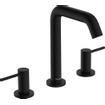 Hansgrohe Tecturis Robinet lavabo - mitigeur - rond - bec 15.6 cm - 3 trous - noir mat SW918813