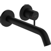 Hansgrohe Tecturis S Mitigeur lavabo encastré - mitigeur - rond - monocommande - bec 22.5 cm - noir mat SW918569