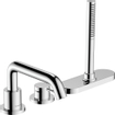Hansgrohe Tecturis Mitigeur de bord de baignoire 3 trous et sbox chrome SW918726