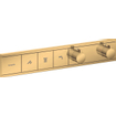 Hansgrohe Rainselect Thermostat encastré pour 3 fonctions pol. gold optic SW918812