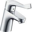 Hansgrohe Focus Care Mitigeur lavabo avec ComfortZone 70 avec poignée allongée 12.1 cm EcoSmart avec vidage chrome 0605622