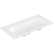 Villeroy & Boch Finion lavabo-meuble - 1 trou de robinet 100x50cm - Ceramic+ avec trop-plein dissimulé stone white SW209577