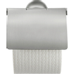 Duravit Starck T Porte-papier toilette - avec couvercle - Inox brossé SW962363