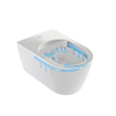 Duravit SensoWash Starck f WC japonais - compact - rimless - WC suspendu - 37.8x57.5cm - avec abattant - blanc SW962351
