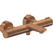 Duravit Wave Mitigeur baignoire - thermostatique - avec inverseur - raccordement - entraxe = 15cm - Bronze SW961768
