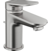 Duravit Wave Mitigeur lavabo - S size - avec levier - projection 9.5cm - avec bonde - Inox SW997816