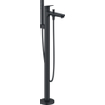 Duravit Wave Mitigeur baignoire - sur pied - 2 voies - avec levier - projection 22.2cm - Noir SW999961