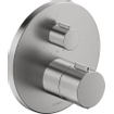 Duravit Thermostatarmaturen Afbouwdeel - inbouw bad/douchekraan - thermostatisch - 1 uitgang - Ø17cm - geborsteld RVS SW962088