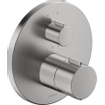 Duravit Thermostatarmaturen Afbouwdeel - inbouw bad/douchekraan - thermostatisch - 2 uitgangen -Ø17cm - geborsteld RVS SW962490