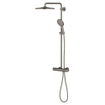 Grohe Rainshower Smartactive 310 Douche pluie - rond - thermostatique - pommeau Ø31cm - douchette Ø13cm - Hard graphite brossé (anthracite) SW999080