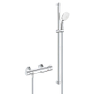 Grohe Grohtherm 800 Mitigeur douche comfort - entraxe =15cm - raccords - 90cm - Chrome SW999093