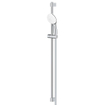 GROHE Tempesta 110 Ensemble barre de douche - 90cm - douchette ronde - 2 types de jets - flexible de douche lisse - chrome SW999048