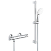 Grohe Grohtherm 500 Comfortset Ensemble de douche - thermostatique - 60cm - Chrome SW999136