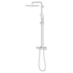 Grohe Tempesta 250 Cube Douche pluie - 113.2cm - pomme de douche 25cm - douchette carrée - 2 jets - thermostatique - chrome SW999108