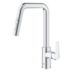 GROHE Eurosmart Keukenmengkraan - 22.1cm - uitrekbare handdouche - 2 straalsoorten - chroom SW999107