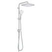 GROHE Tempesta 250 Cube Douchesysteem - zonder kraan - hoofddouche - 25cm - vierkante handdouche - 3 straalsoorten - met omstel - chroom SW999165