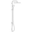 GROHE Tempesta 250 Cube Douchesysteem 92cm - zonder kraan - hoofddouche - 25cm - vierkante handdouche - 3 straalsoorten - met omstel - chroom SW999119