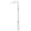 GROHE Tempesta 250 Cube Douchesysteem 92cm - zonder kraan - hoofddouche - 25cm - vierkante handdouche - 3 straalsoorten - met omstel - chroom SW999119