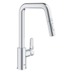 GROHE Eurosmart Keukenmengkraan - 22.1cm - uitrekbare handdouche - 2 straalsoorten - chroom SW999107