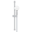 GROHE Tempesta 110 Ensemble barre de douche - 60cm - douchette à main ronde - 3 types de jets - flexible de douche lisse - chrome SW999157