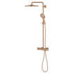 Grohe Rainshowersmartactive 310 système de douche mono rond 9,5 l/min warm sunset brossé SW999156