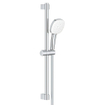 GROHE Tempesta 110 Cube Glijstangset - 60cm - vierkante handdouche - 3 straalsoorten - gladde doucheslang - chroom SW999110