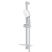 GROHE Tempesta 110 Glijstangset - 60cm - ronde handdouche - 2 straalsoorten - gladde doucheslang - met zeephouder - chroom SW999135