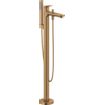 Duravit Wave Mitigeur baignoire - sur pied - 2 voies - avec levier - projection 22.5cm - Bronze SW997631