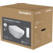 Duravit SensoWash D-Neo WC-douche compact sans bride à évacuation profonde 37.8x57.7cm avec abattant blanc SW962033