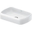 Duravit Qatego vasque à poser 60x40cm s/tr. rob. s/trop-plein bl. h.g. SW999770