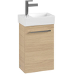 Villeroy & Boch Avento meuble sous-lavabo mural - 1 porte 34x51,4x20,2cm - droite chêne nordique SW448413